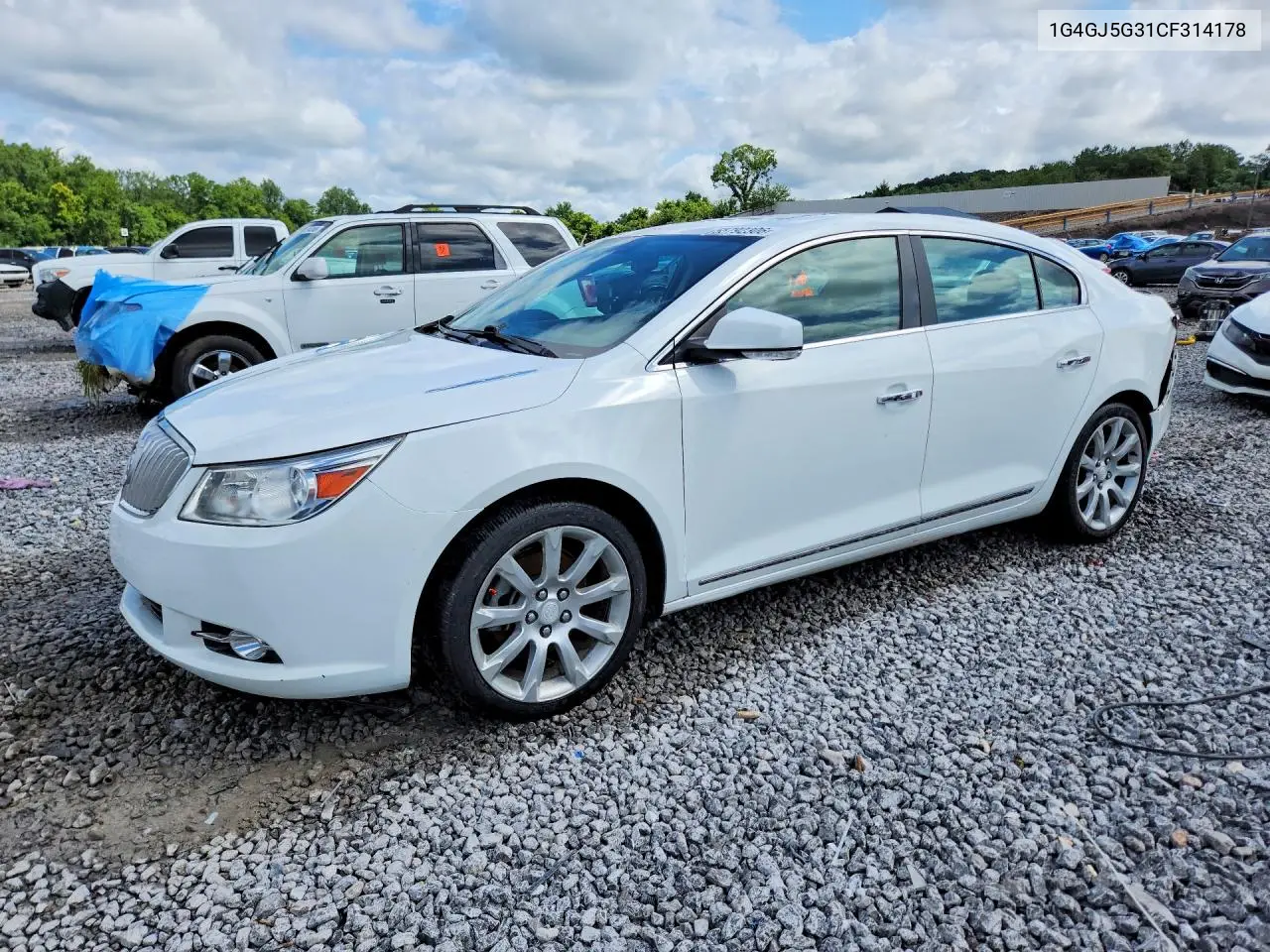 2012 Buick Lacrosse Touring VIN: 1G4GJ5G31CF314178 Lot: 55792306