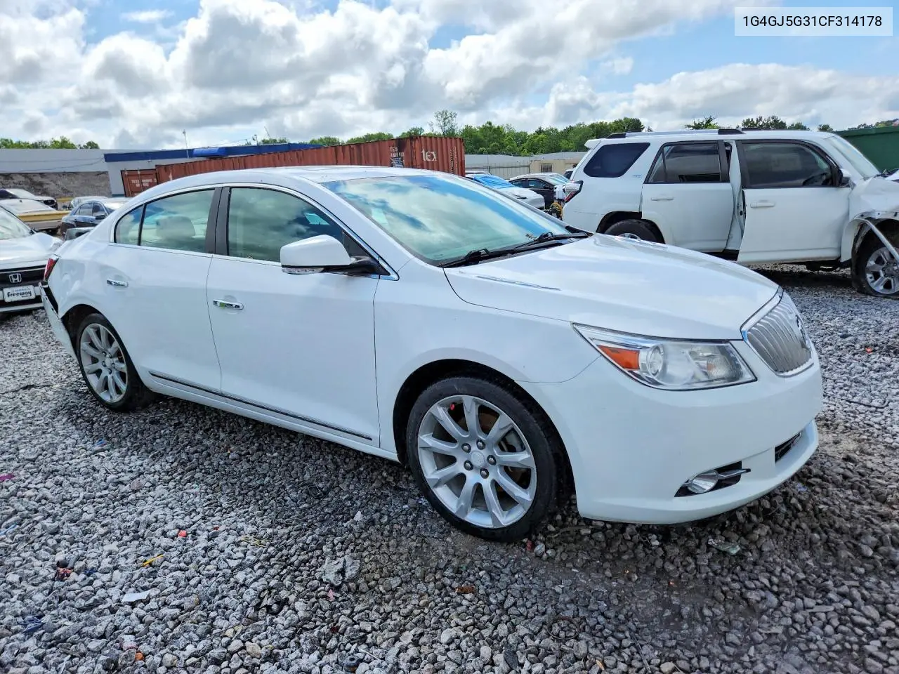 2012 Buick Lacrosse Touring VIN: 1G4GJ5G31CF314178 Lot: 55792306