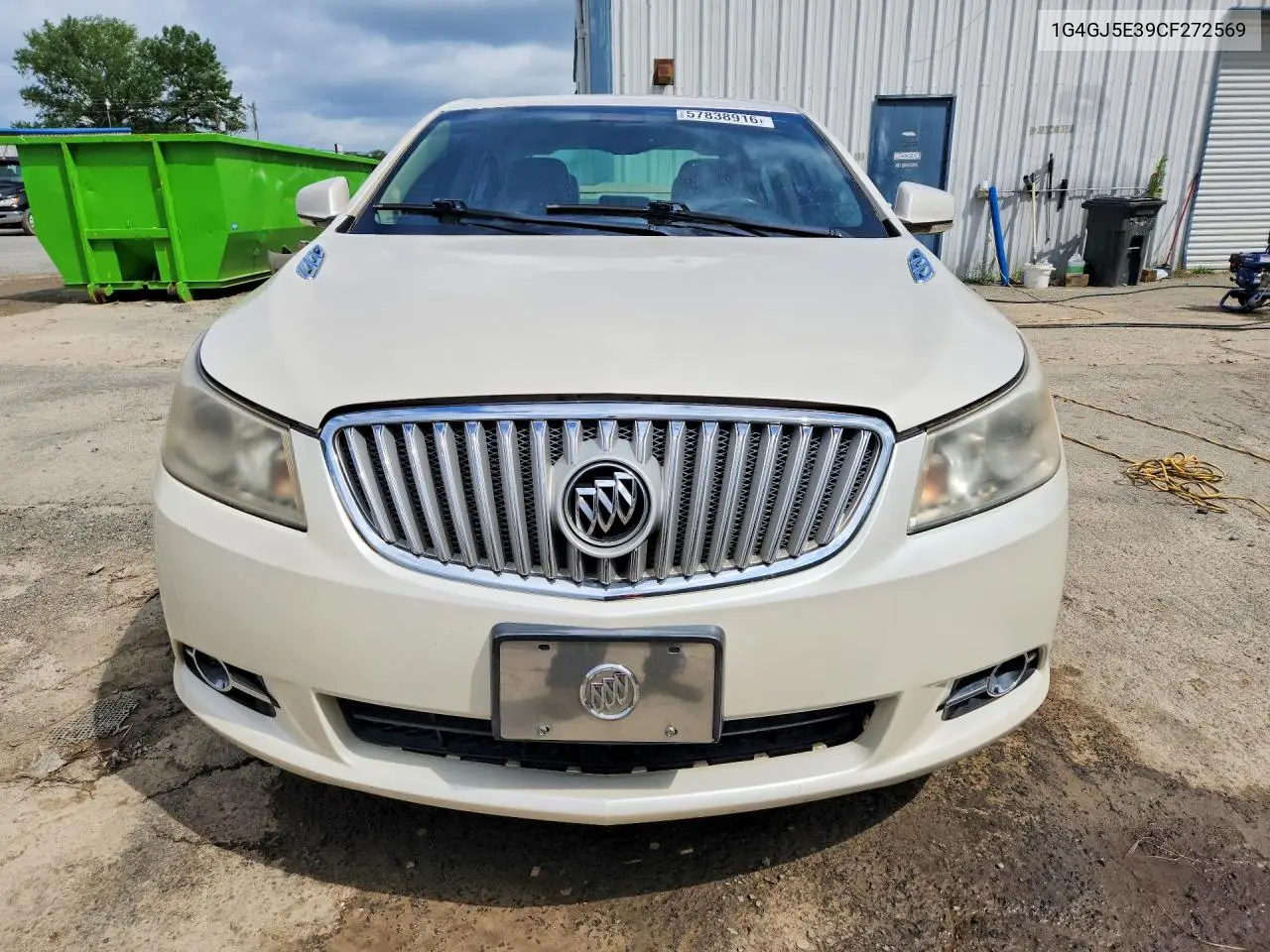 2012 Buick Lacrosse Touring VIN: 1G4GJ5E39CF272569 Lot: 57838916