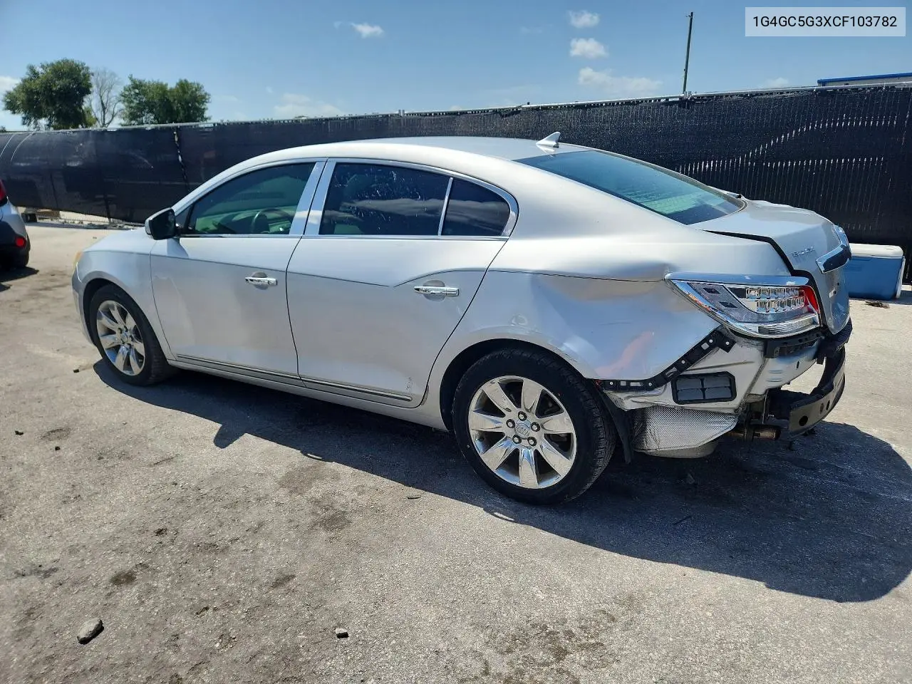 2012 Buick Lacrosse VIN: 1G4GC5G3XCF103782 Lot: 60997066