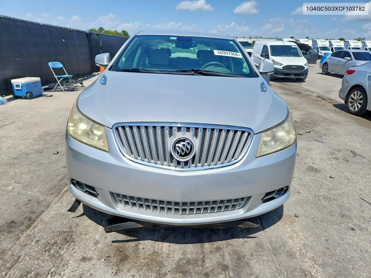 2012 Buick Lacrosse VIN: 1G4GC5G3XCF103782 Lot: 60997066