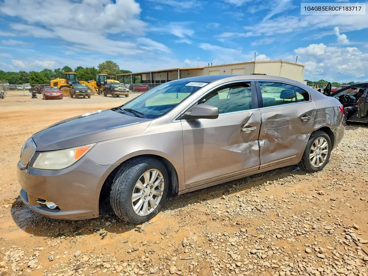 2012 Buick Lacrosse Convenience VIN: 1G4GB5ER0CF183717 Lot: 61227396