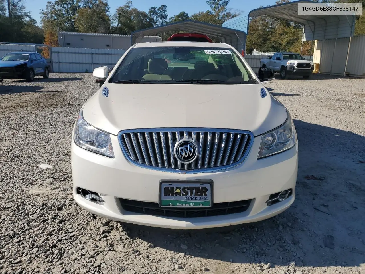 1G4GD5E38CF338147 2012 Buick Lacrosse Premium