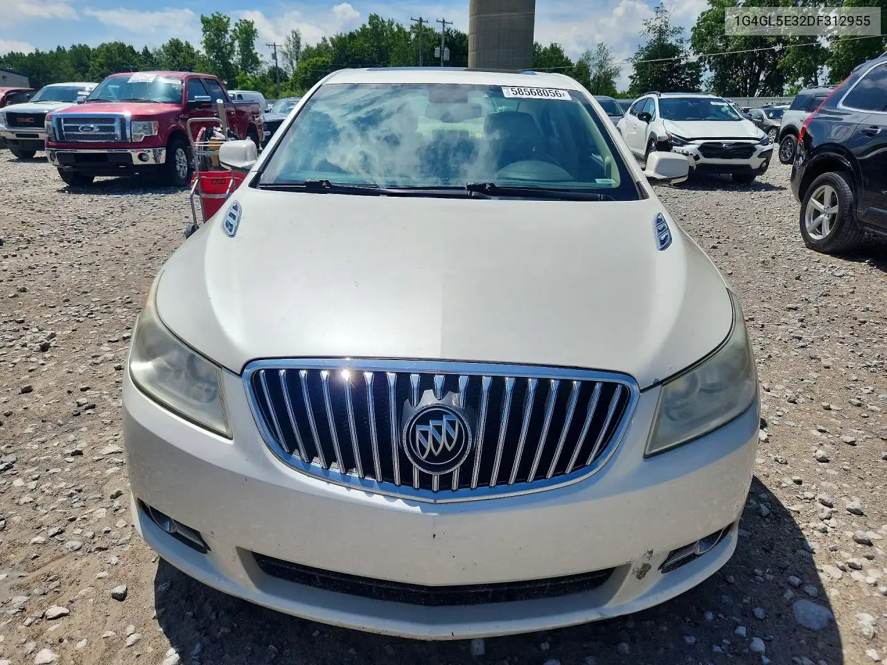 2013 Buick Lacrosse VIN: 1G4GL5E32DF312955 Lot: 58568056