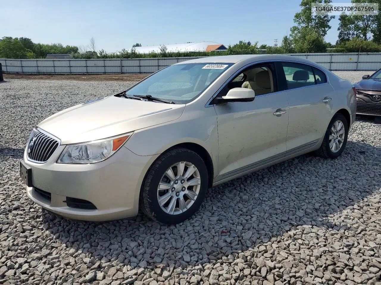 2013 Buick Lacrosse VIN: 1G4GA5E37DF267596 Lot: 60582806