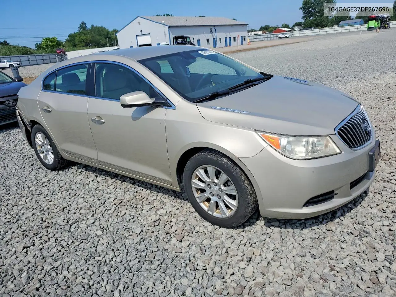 2013 Buick Lacrosse VIN: 1G4GA5E37DF267596 Lot: 60582806