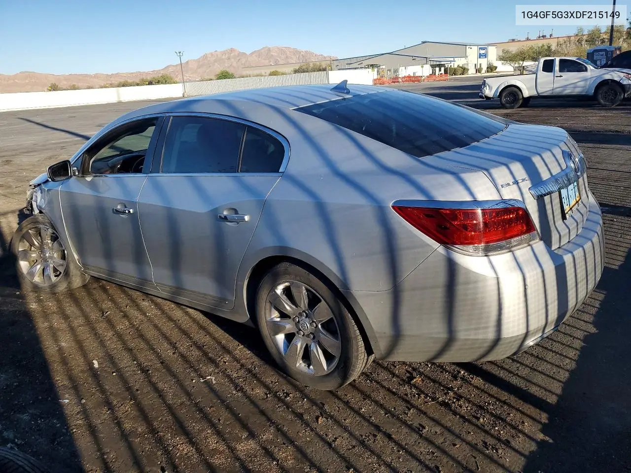 2013 Buick Lacrosse Premium VIN: 1G4GF5G3XDF215149 Lot: 60890596
