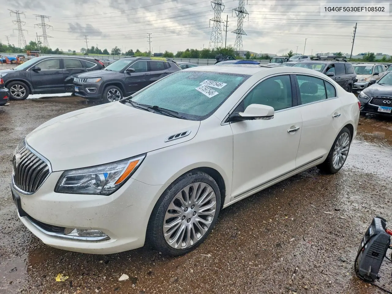 2014 Buick Lacrosse Touring VIN: 1G4GF5G30EF108502 Lot: 57597546
