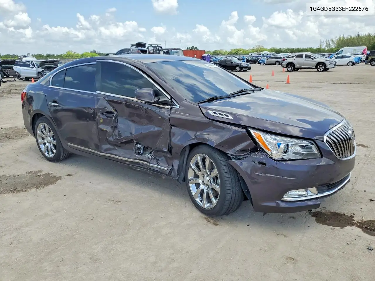 2014 Buick Lacrosse Premium VIN: 1G4GD5G33EF222676 Lot: 58456386