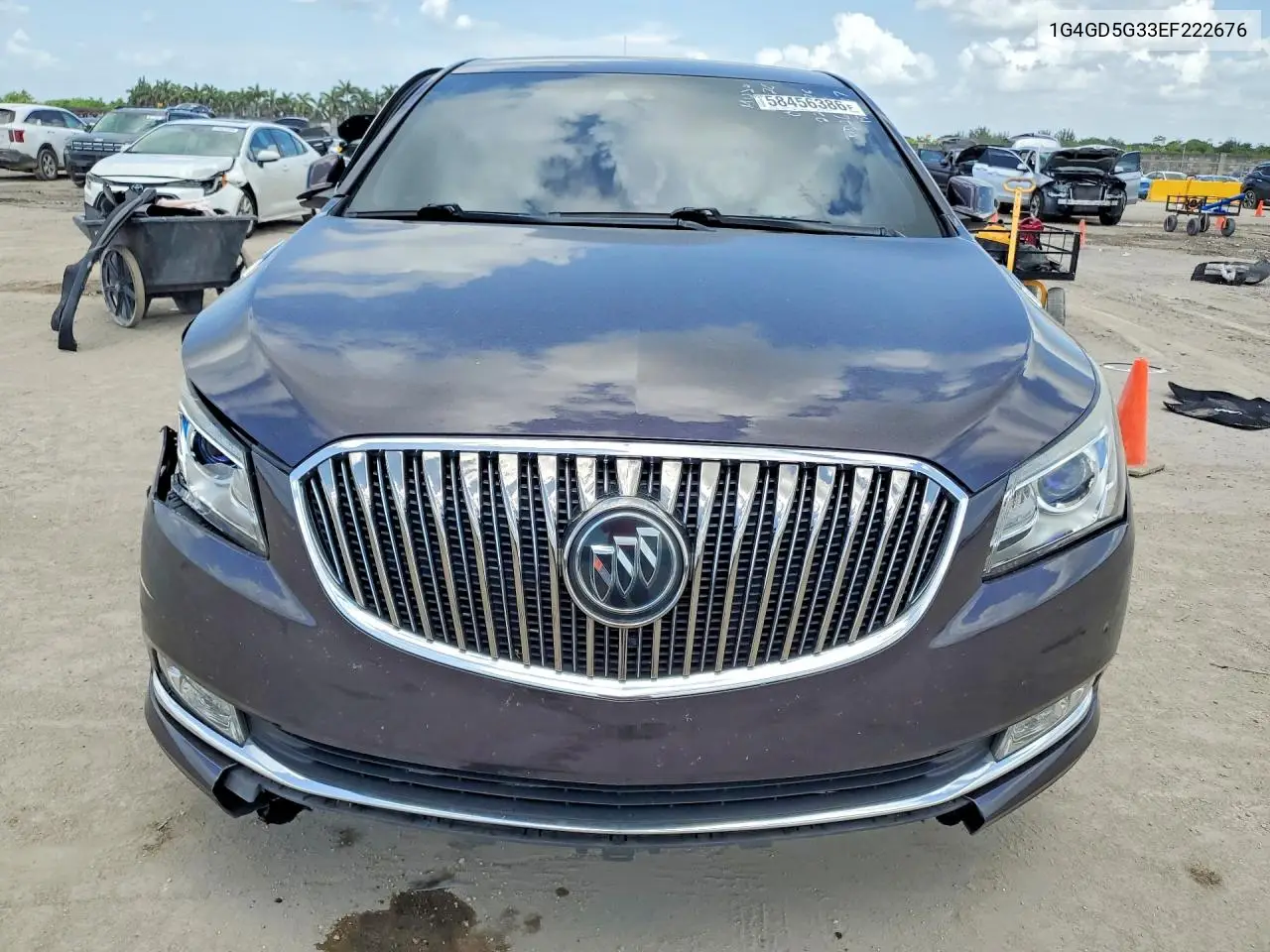 2014 Buick Lacrosse Premium VIN: 1G4GD5G33EF222676 Lot: 58456386