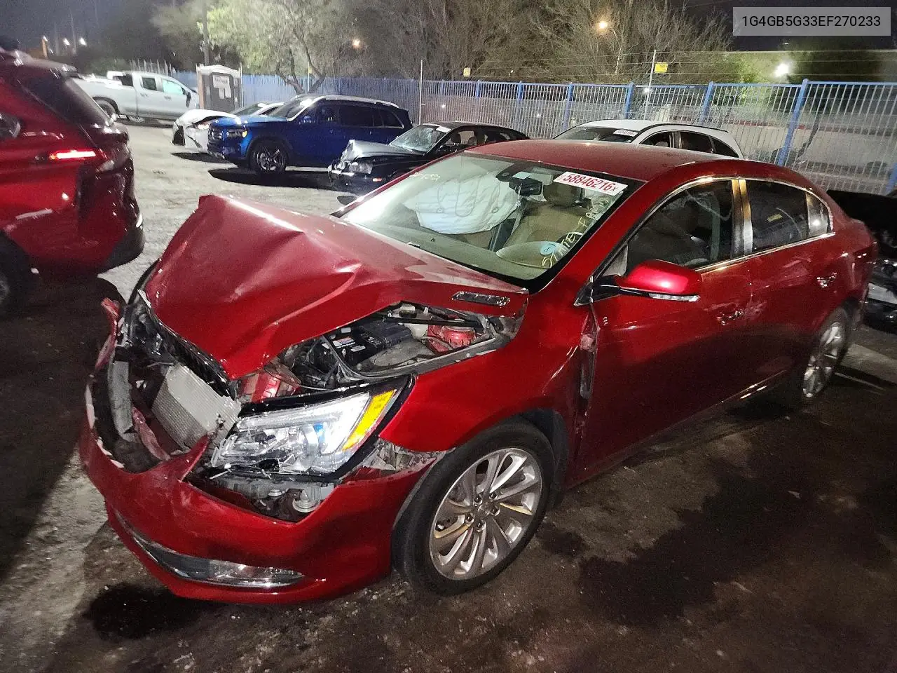 2014 Buick Lacrosse VIN: 1G4GB5G33EF270233 Lot: 58846216