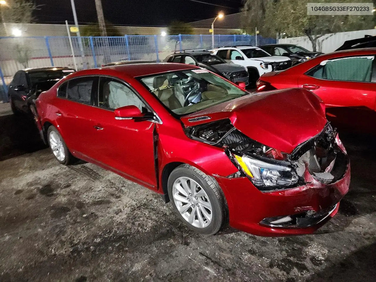 2014 Buick Lacrosse VIN: 1G4GB5G33EF270233 Lot: 58846216