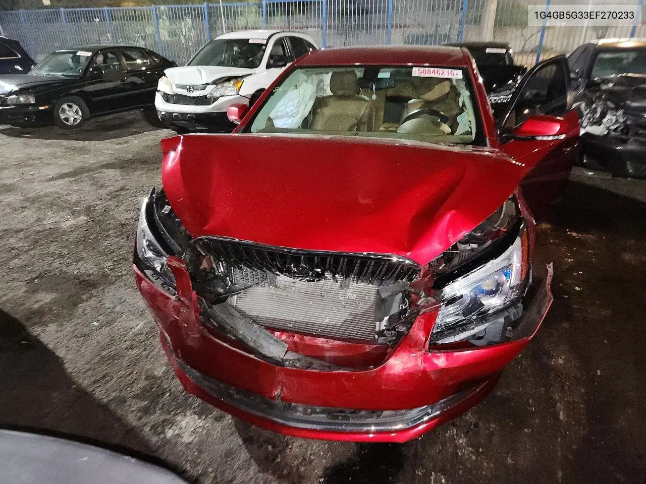 2014 Buick Lacrosse VIN: 1G4GB5G33EF270233 Lot: 58846216