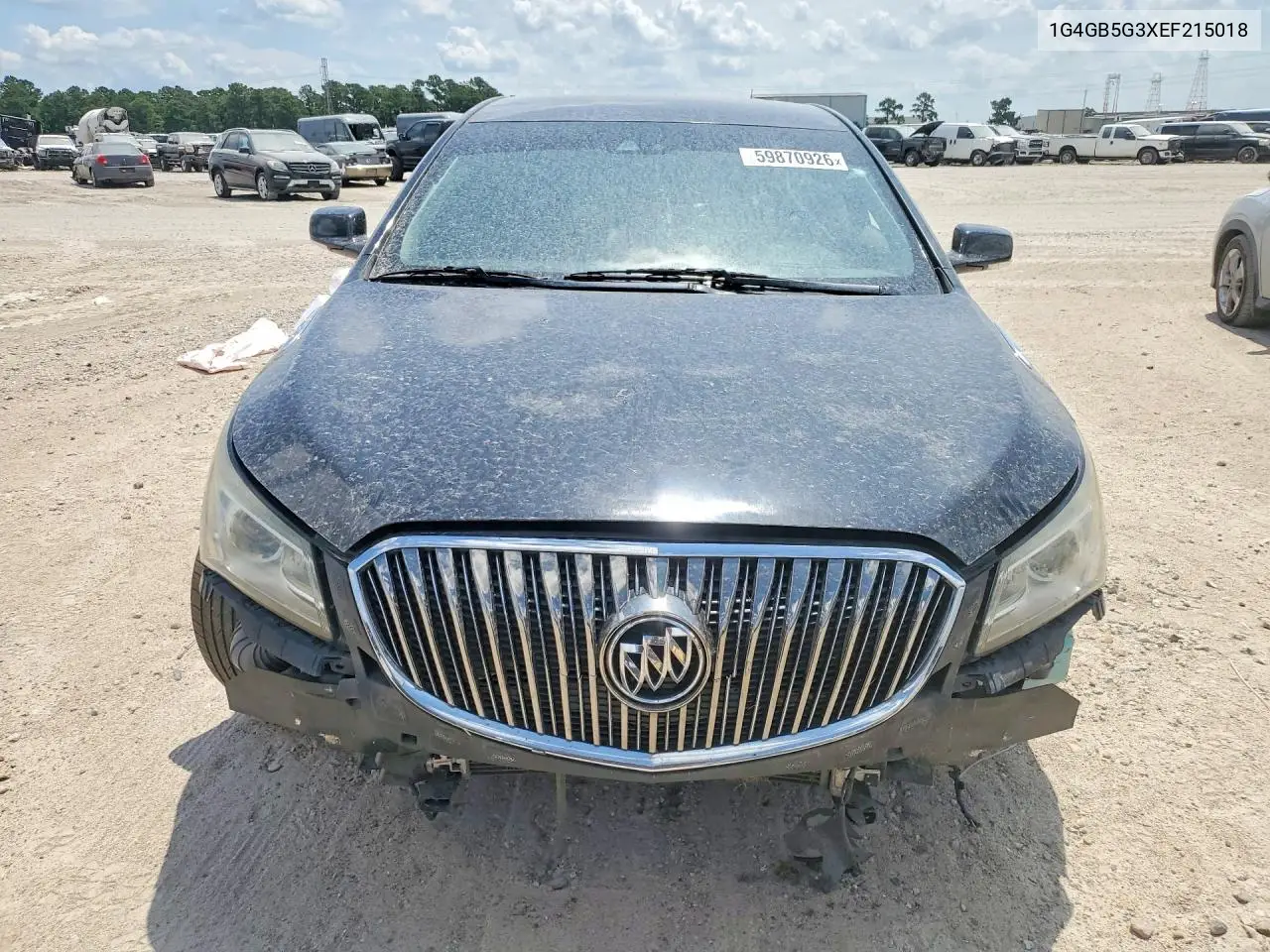 2014 Buick Lacrosse VIN: 1G4GB5G3XEF215018 Lot: 59870926