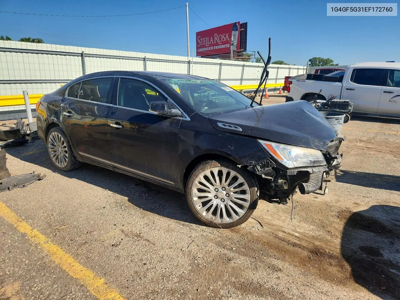 2014 Buick Lacrosse Touring VIN: 1G4GF5G31EF172760 Lot: 60703746