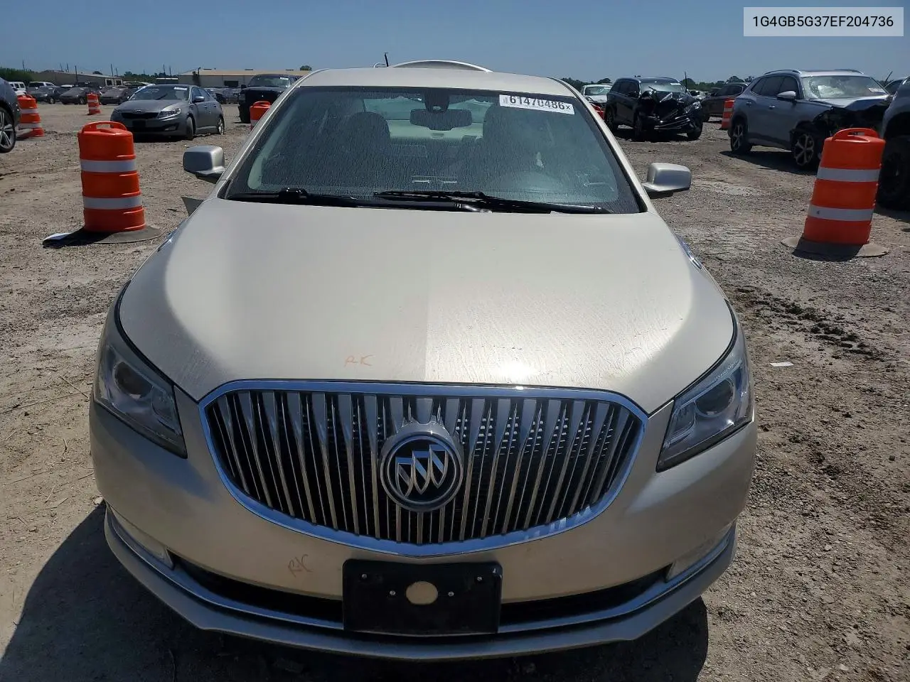 2014 Buick Lacrosse VIN: 1G4GB5G37EF204736 Lot: 61470486