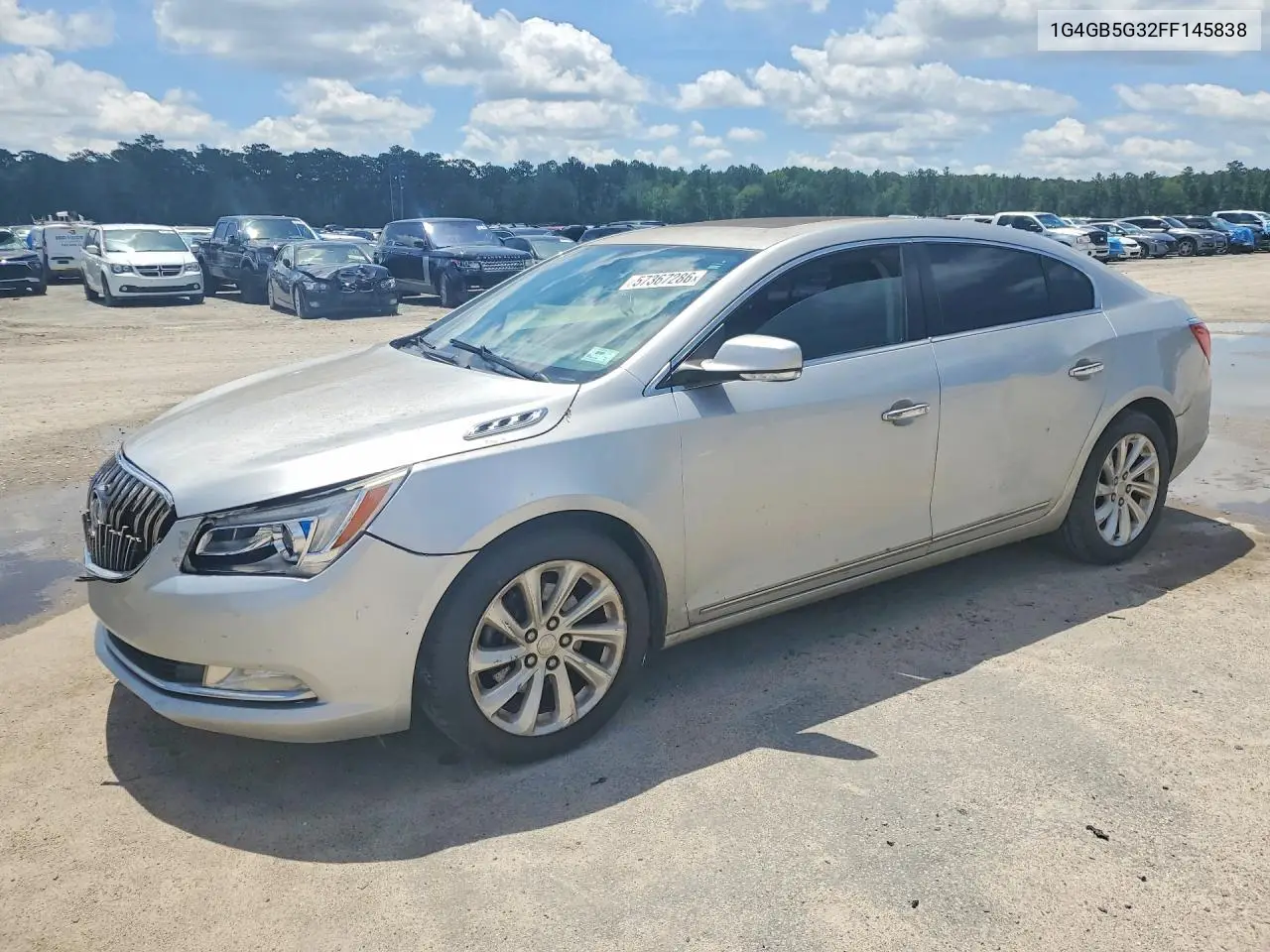 2015 Buick Lacrosse VIN: 1G4GB5G32FF145838 Lot: 57367286