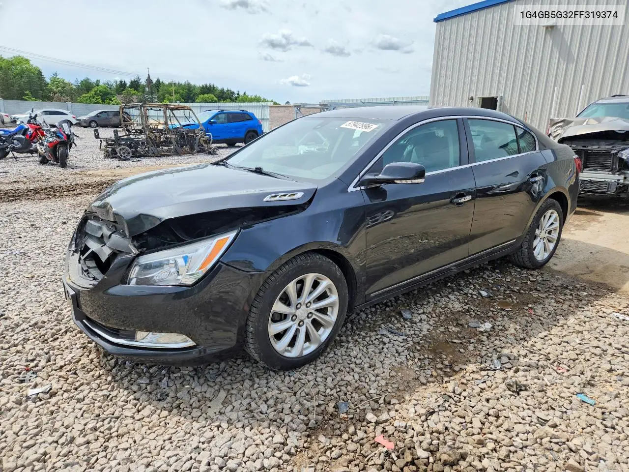 2015 Buick Lacrosse VIN: 1G4GB5G32FF319374 Lot: 57942996