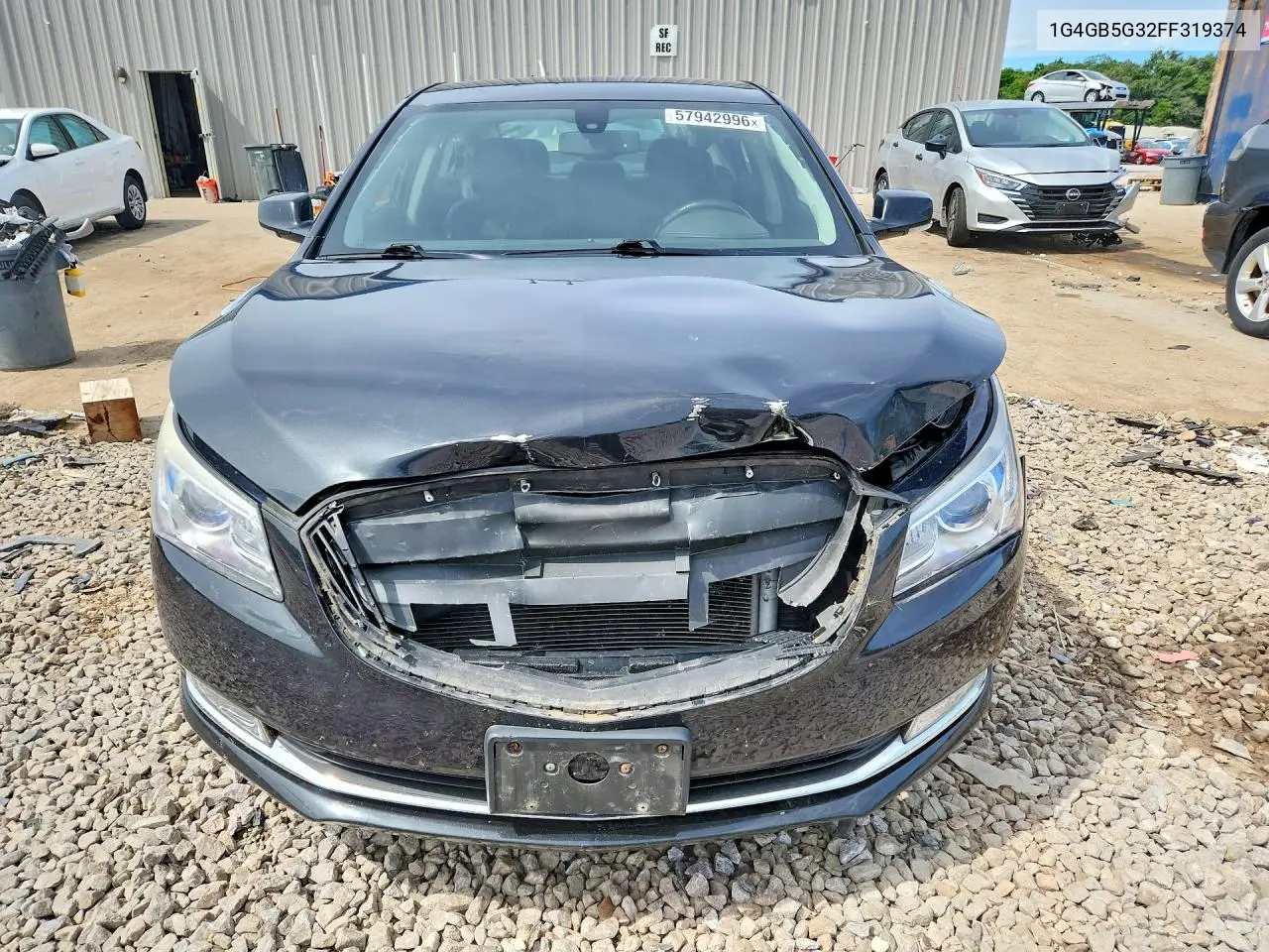 2015 Buick Lacrosse VIN: 1G4GB5G32FF319374 Lot: 57942996
