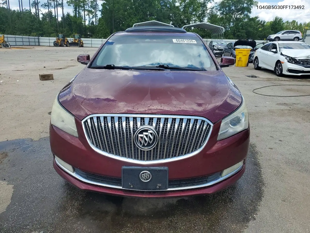 2015 Buick Lacrosse VIN: 1G4GB5G30FF173492 Lot: 60461226