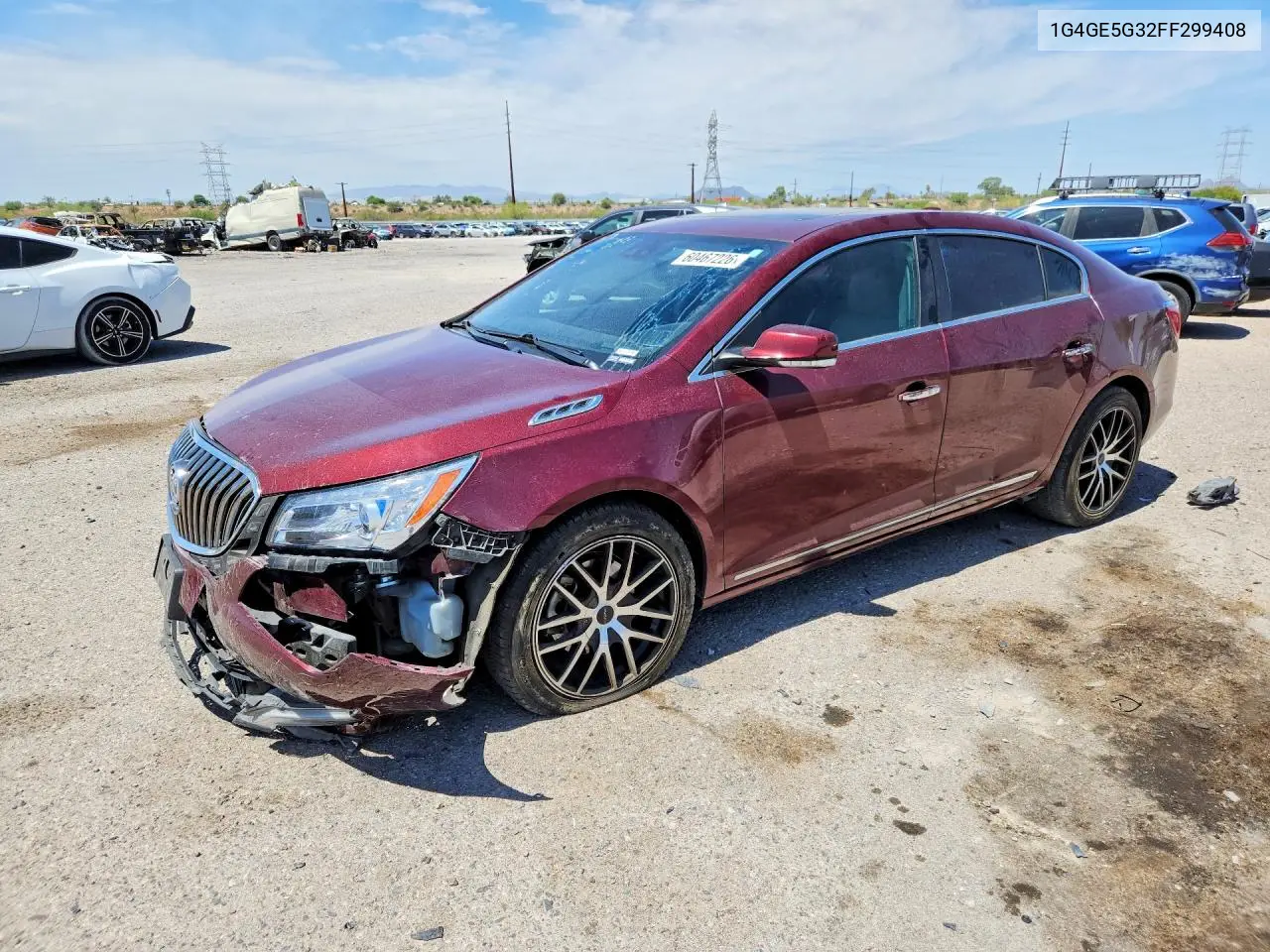 2015 Buick Lacrosse Premium VIN: 1G4GE5G32FF299408 Lot: 60467226