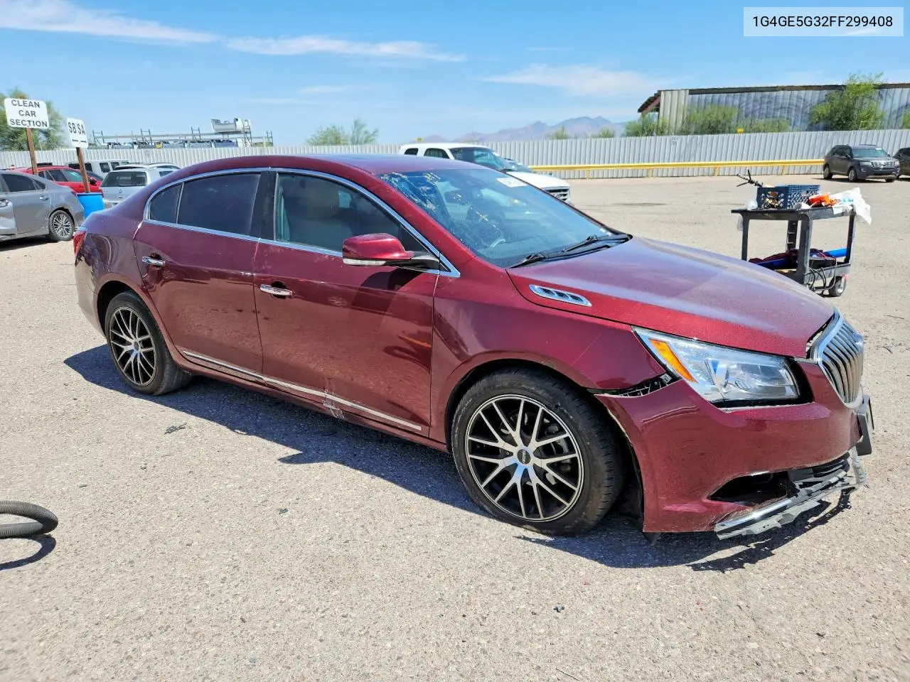 2015 Buick Lacrosse Premium VIN: 1G4GE5G32FF299408 Lot: 60467226