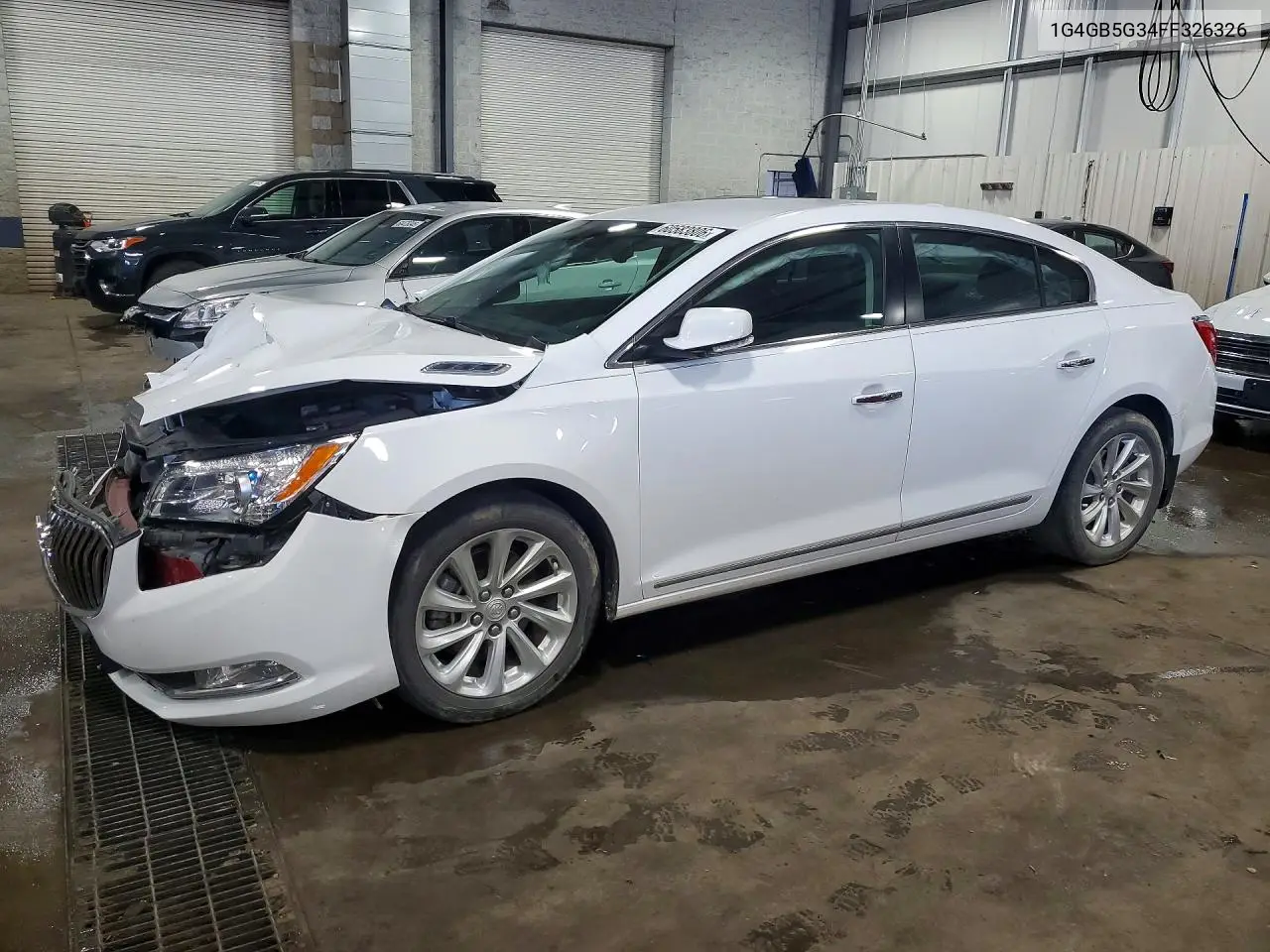 2015 Buick Lacrosse VIN: 1G4GB5G34FF326326 Lot: 60583806
