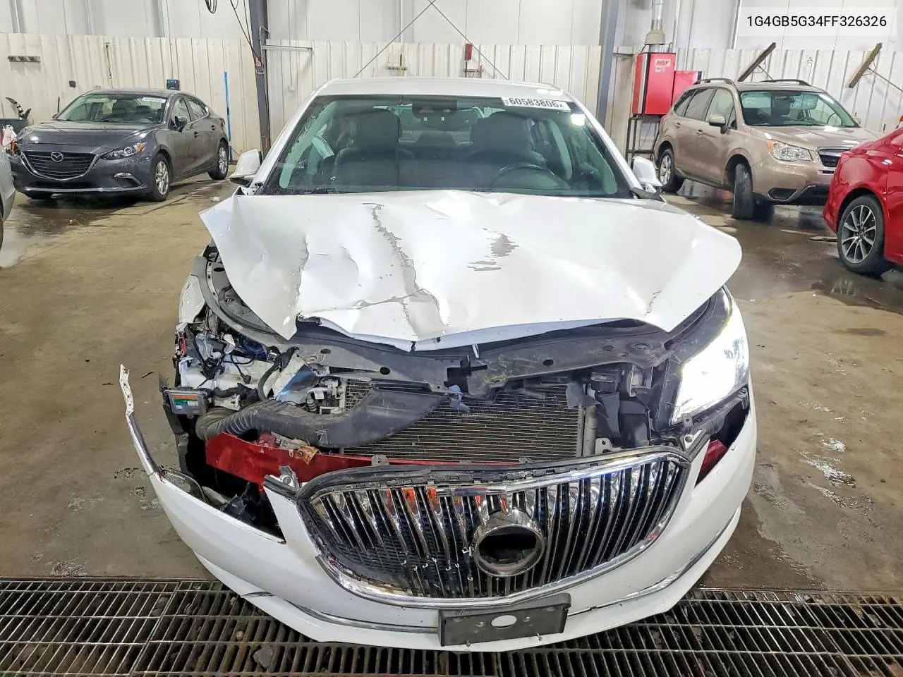 2015 Buick Lacrosse VIN: 1G4GB5G34FF326326 Lot: 60583806
