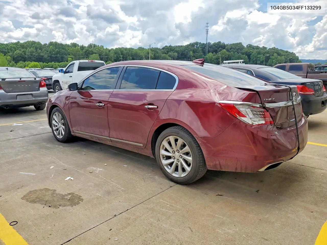 2015 Buick Lacrosse VIN: 1G4GB5G34FF133299 Lot: 61191006