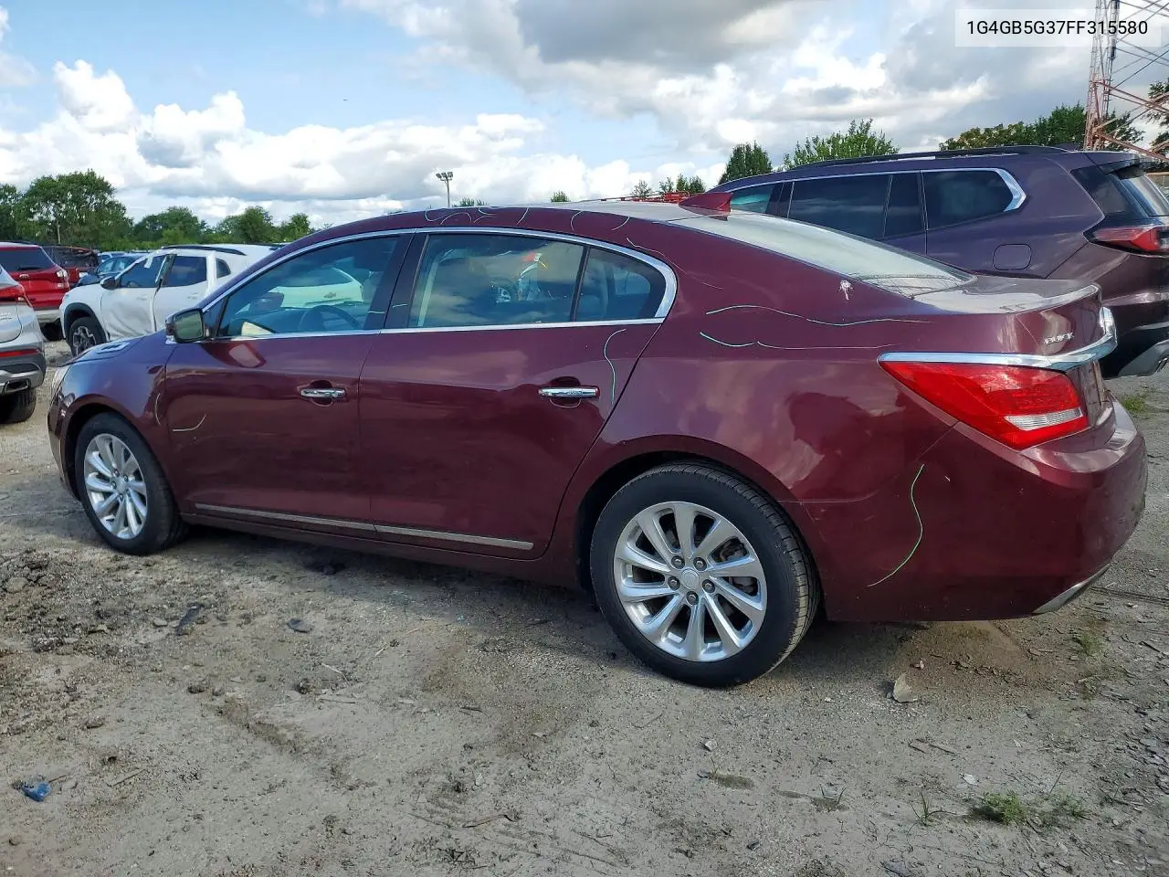 2015 Buick Lacrosse VIN: 1G4GB5G37FF315580 Lot: 61680756