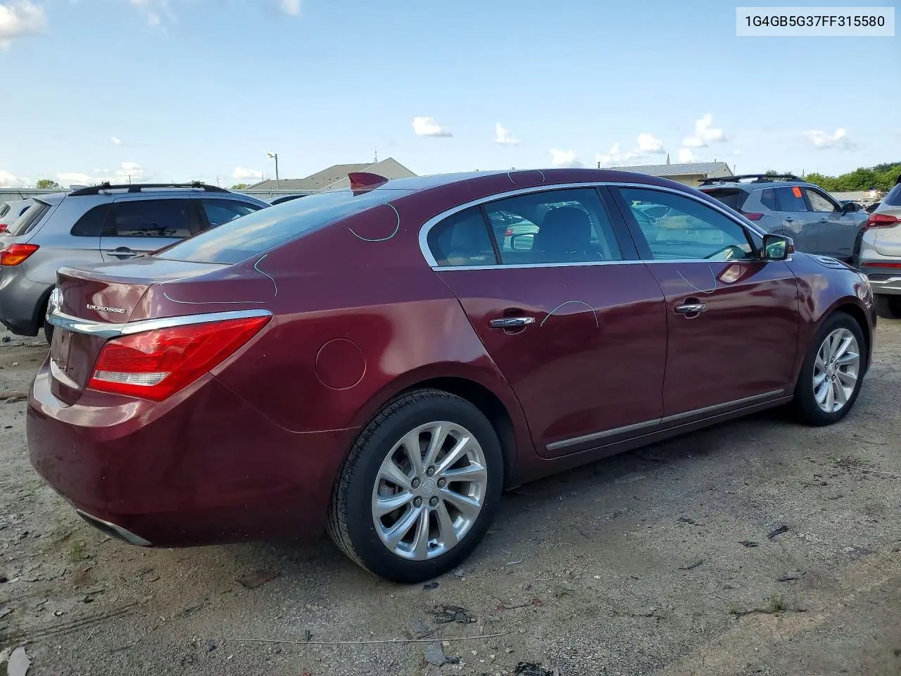 2015 Buick Lacrosse VIN: 1G4GB5G37FF315580 Lot: 61680756