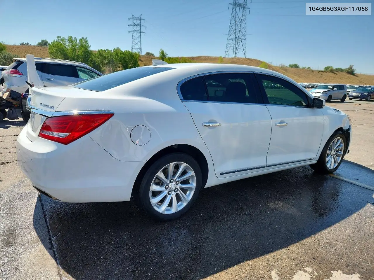 2016 Buick Lacrosse VIN: 1G4GB5G3XGF117058 Lot: 53769046