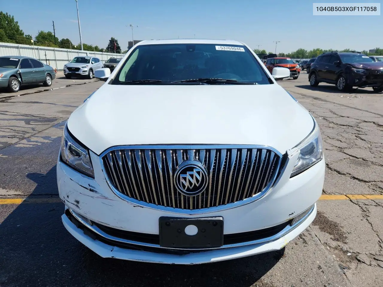2016 Buick Lacrosse VIN: 1G4GB5G3XGF117058 Lot: 53769046