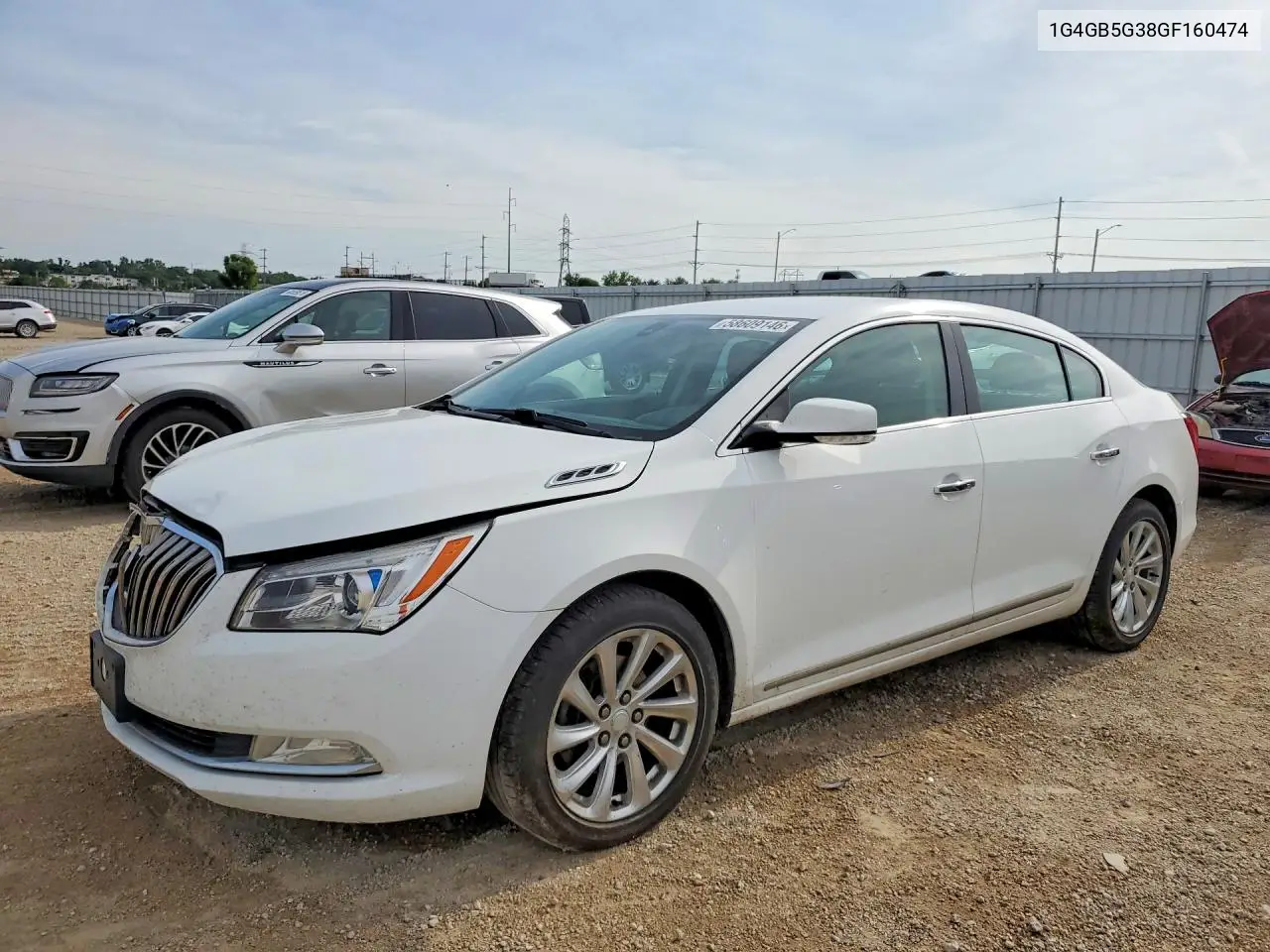 2016 Buick Lacrosse VIN: 1G4GB5G38GF160474 Lot: 58609146