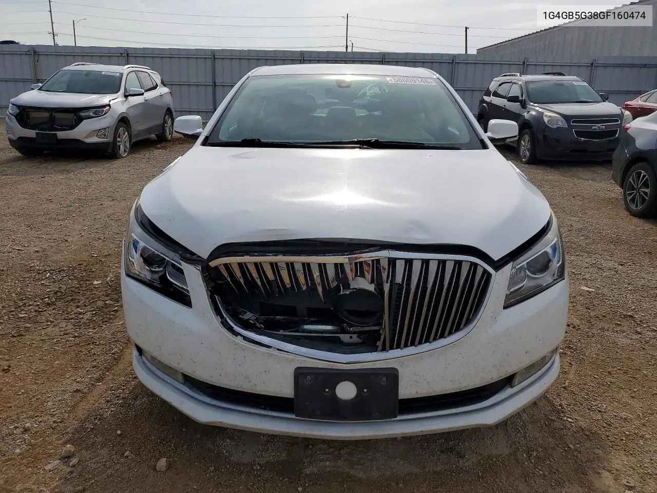 2016 Buick Lacrosse VIN: 1G4GB5G38GF160474 Lot: 58609146