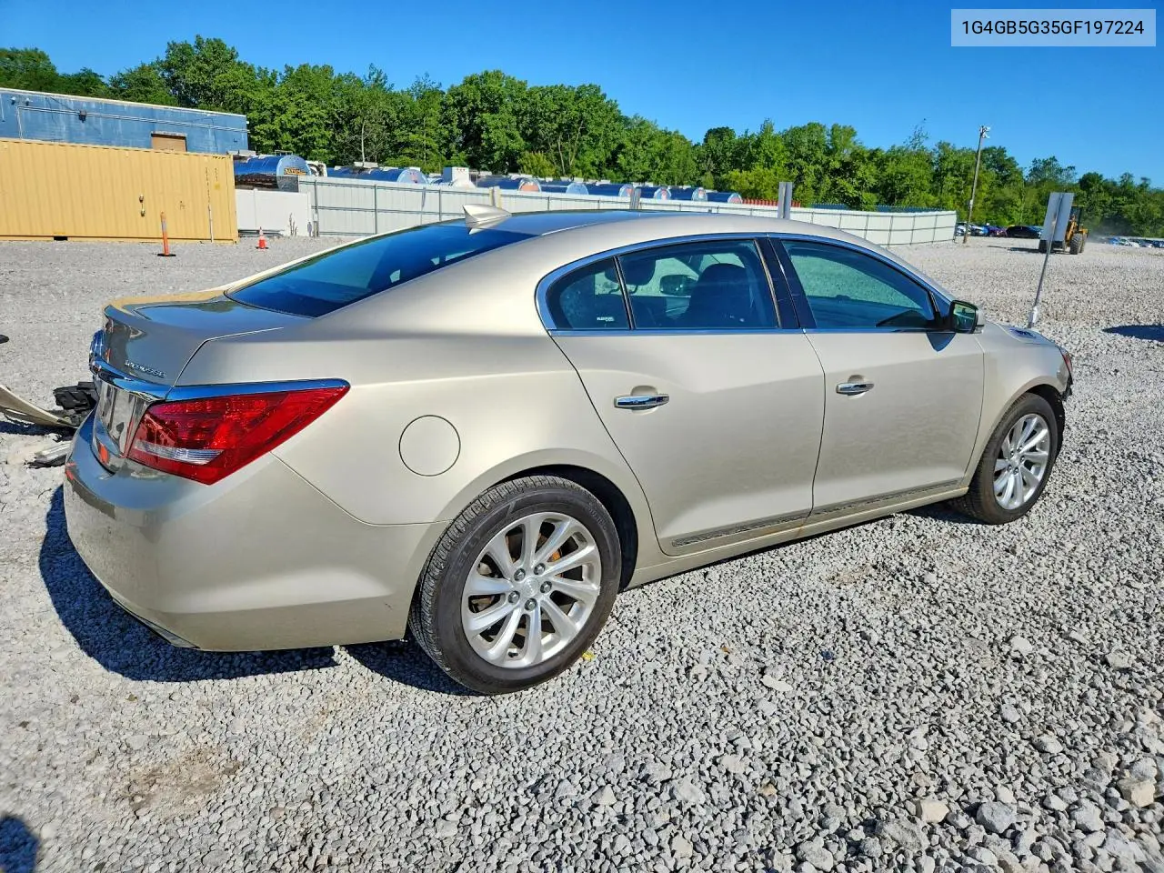2016 Buick Lacrosse VIN: 1G4GB5G35GF197224 Lot: 58746596