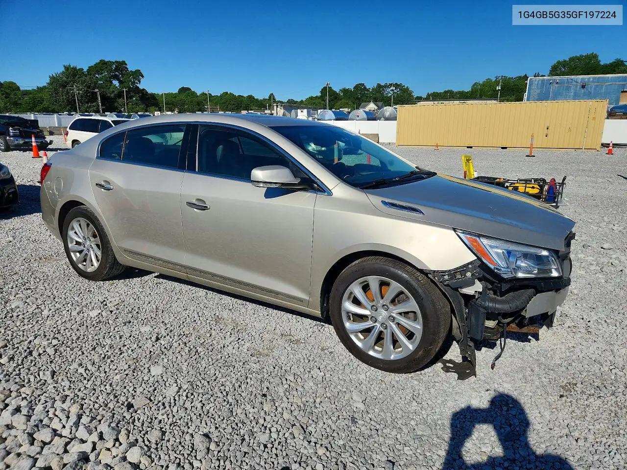2016 Buick Lacrosse VIN: 1G4GB5G35GF197224 Lot: 58746596