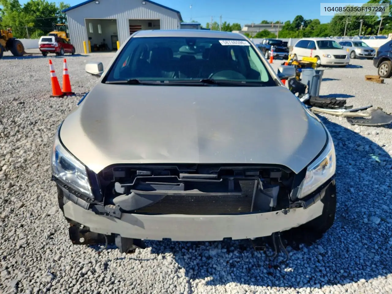 2016 Buick Lacrosse VIN: 1G4GB5G35GF197224 Lot: 58746596
