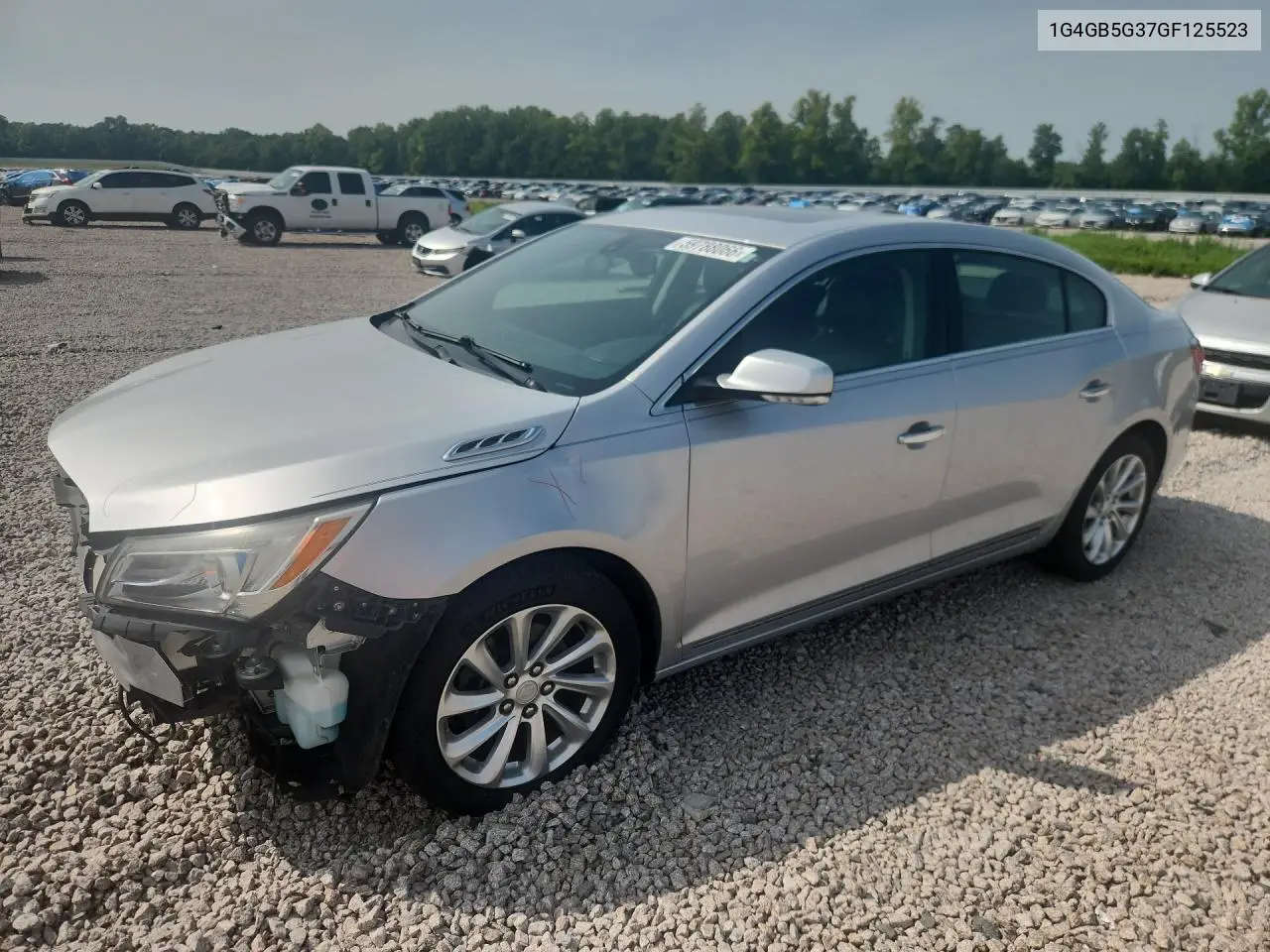 2016 Buick Lacrosse VIN: 1G4GB5G37GF125523 Lot: 59788066