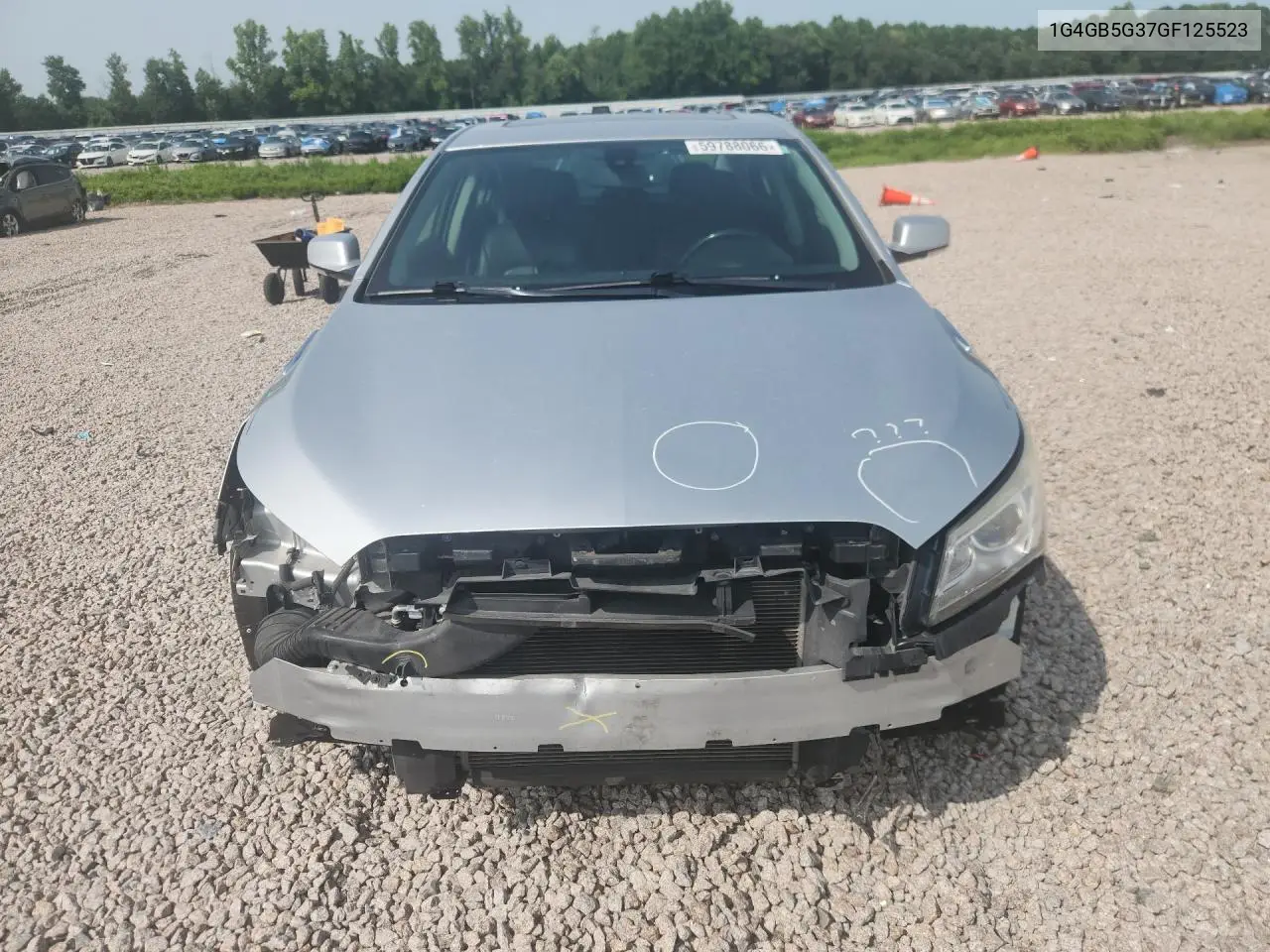2016 Buick Lacrosse VIN: 1G4GB5G37GF125523 Lot: 59788066