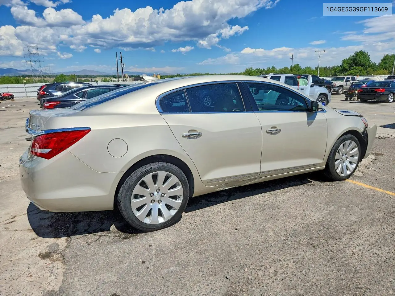 2016 Buick Lacrosse Premium VIN: 1G4GE5G39GF113669 Lot: 60067016