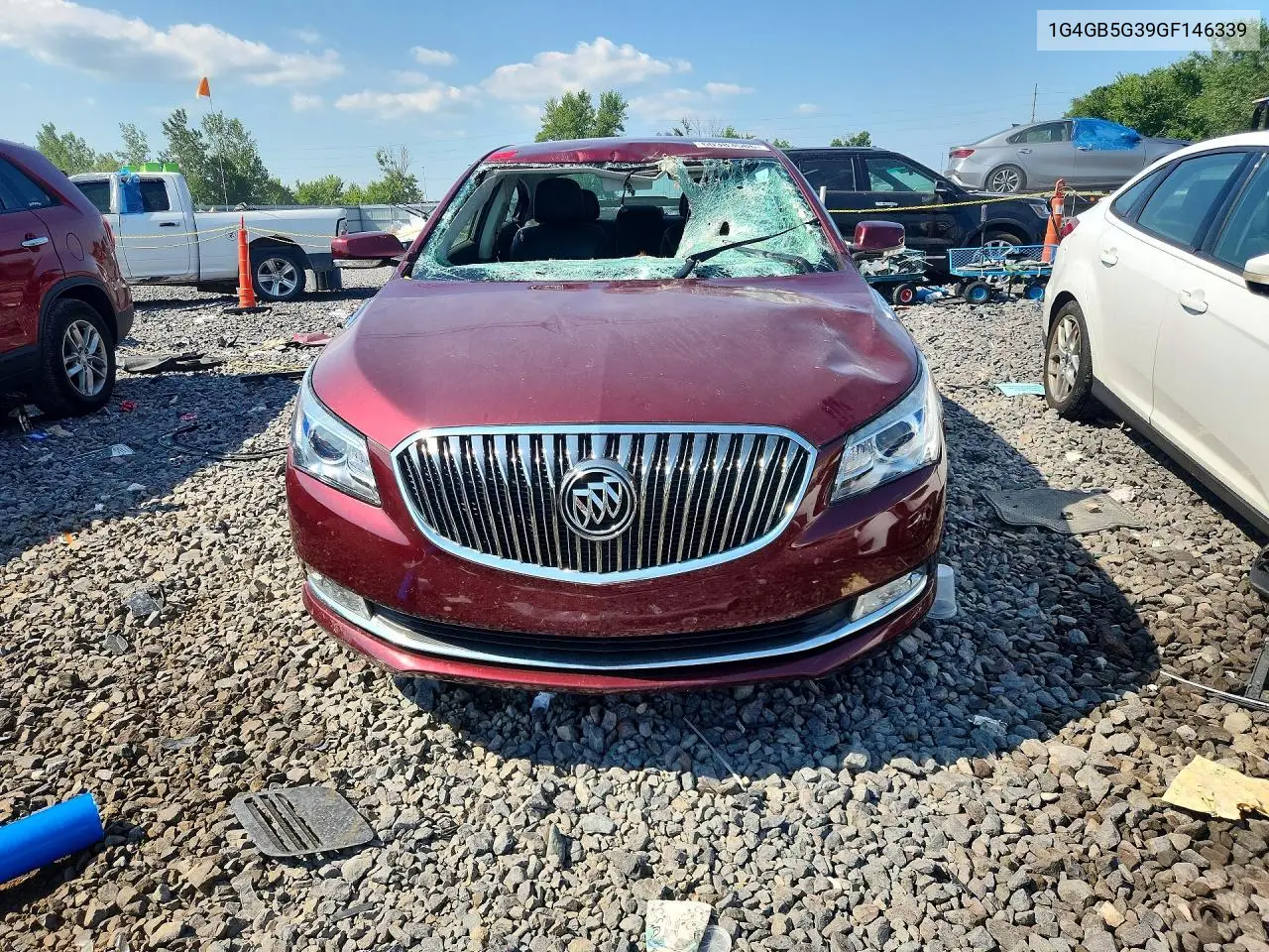 2016 Buick Lacrosse VIN: 1G4GB5G39GF146339 Lot: 60383586