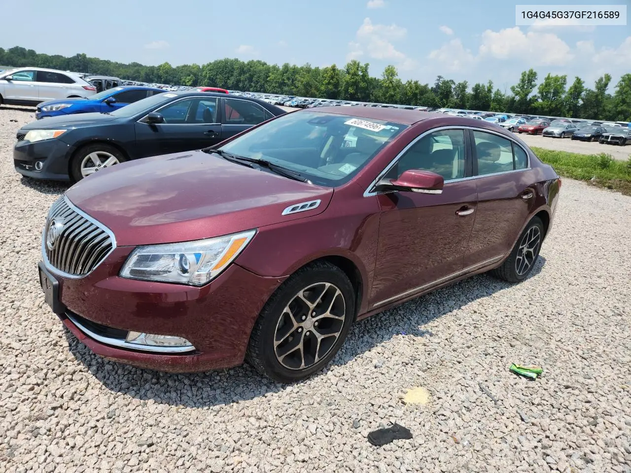 2016 Buick Lacrosse Sport Touring VIN: 1G4G45G37GF216589 Lot: 60674996