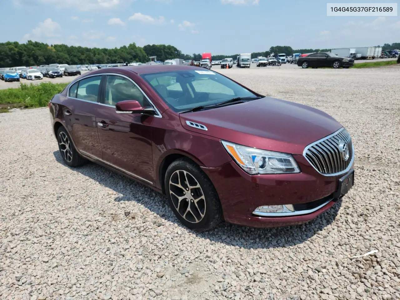 2016 Buick Lacrosse Sport Touring VIN: 1G4G45G37GF216589 Lot: 60674996