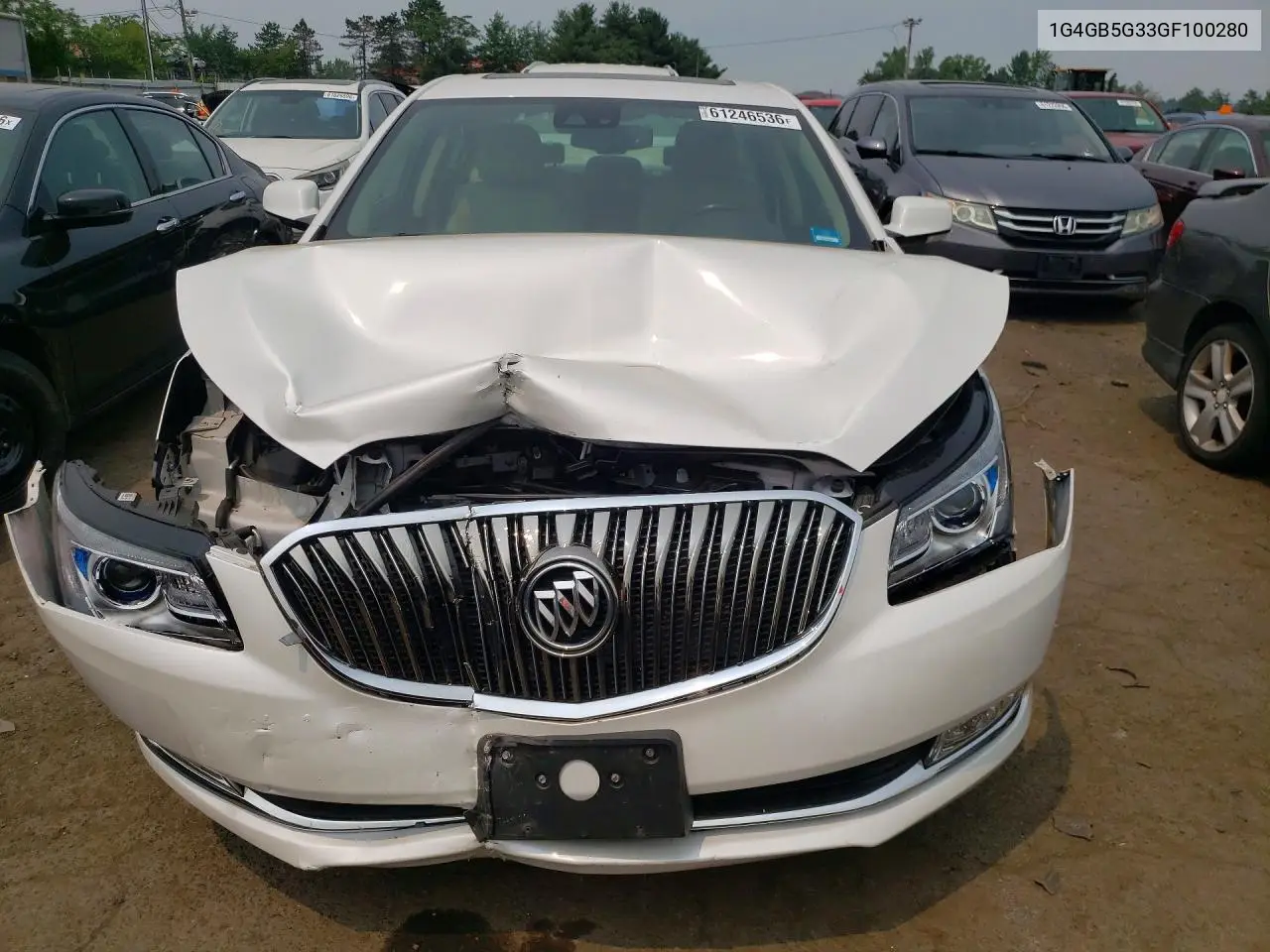 2016 Buick Lacrosse VIN: 1G4GB5G33GF100280 Lot: 61246536