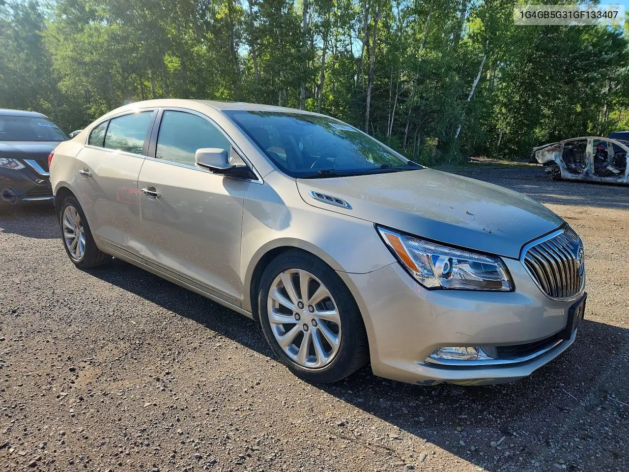 2016 Buick Lacrosse VIN: 1G4GB5G31GF133407 Lot: 61996396