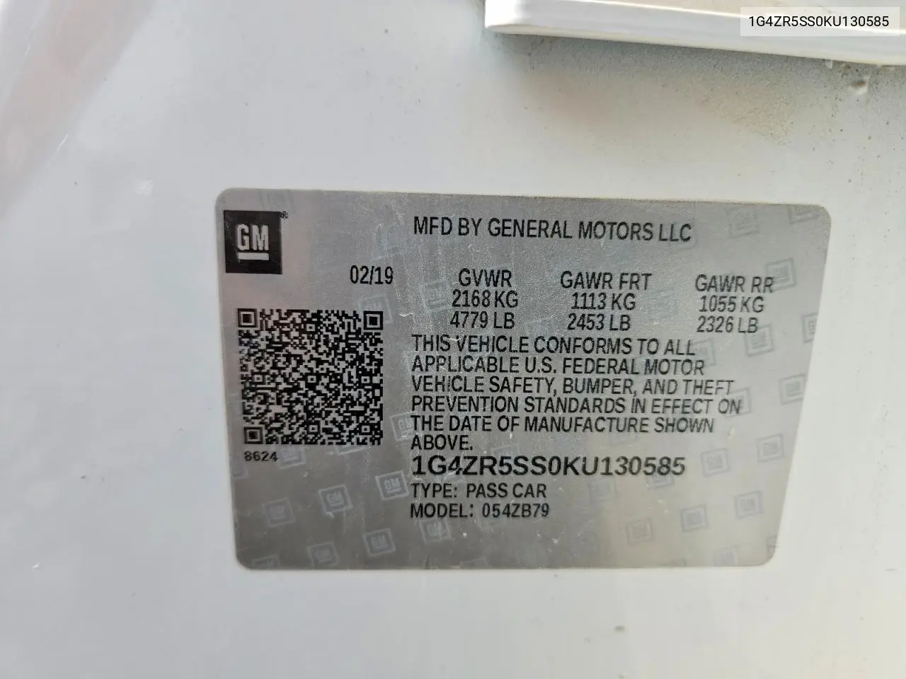 2019 Buick Lacrosse Essence VIN: 1G4ZR5SS0KU130585 Lot: 57569256