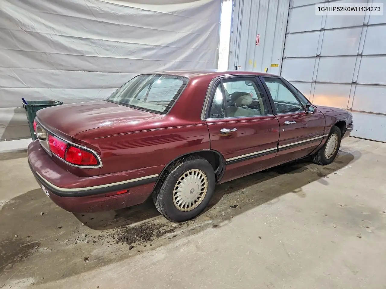 1998 Buick Lesabre Custom VIN: 1G4HP52K0WH434273 Lot: 58366306