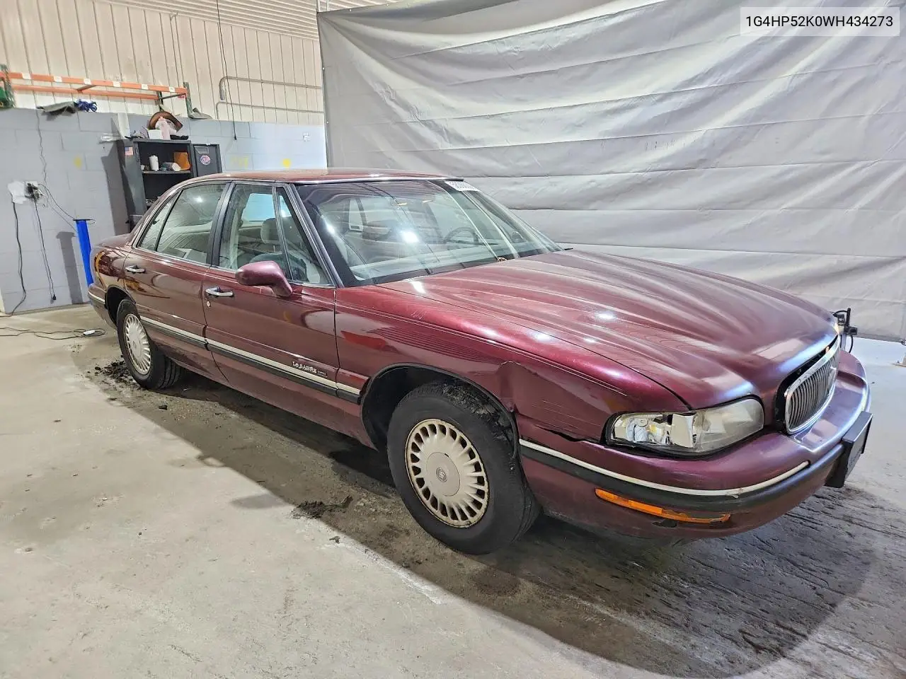 1998 Buick Lesabre Custom VIN: 1G4HP52K0WH434273 Lot: 58366306