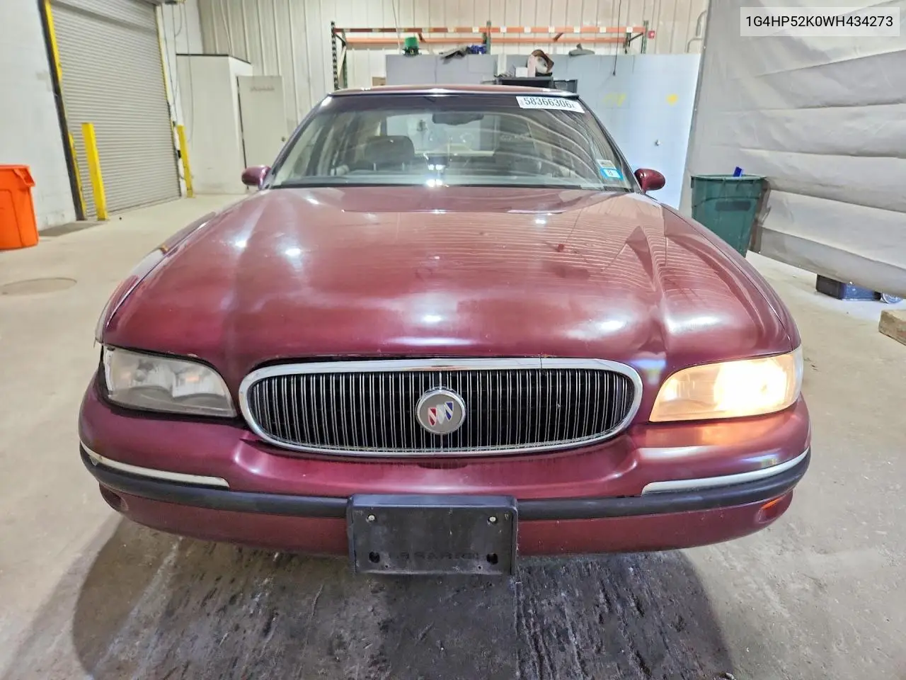 1998 Buick Lesabre Custom VIN: 1G4HP52K0WH434273 Lot: 58366306